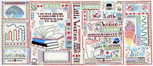 Little Women embroidered cover