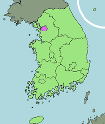map of Seoul, South Korea