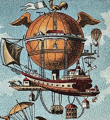 Utopian flying machines of the 19th century, France