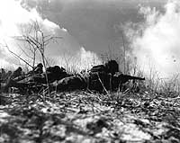 Marines on the firing line near Yudam-ni