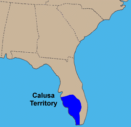 map of Calusa territory
