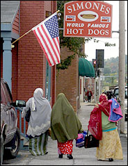 Somali women in Lewiston, Maine