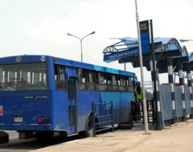 Rapid transit bus in Lagos