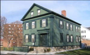 The Lizzie Borden House in New Bedford, Mass.