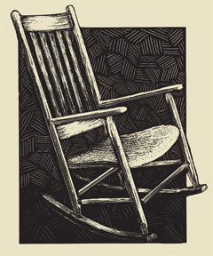 Rocking Chair by artist Suzanne DeJohn