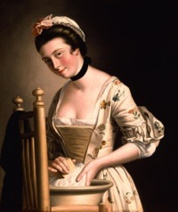 Nineteenth Century Woman Doing Laundry, Henry Robert Morland
