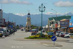 The town of Hokitika