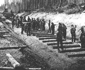 Men working the railroad