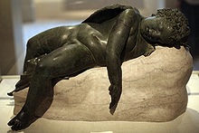 Bronze statue of Eros