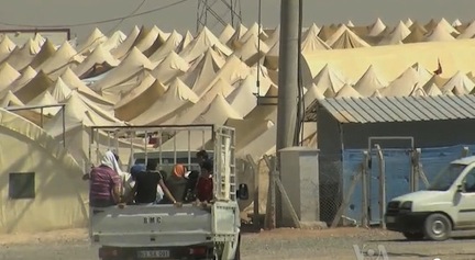 Syrian Refugee Center near the Turkish Border