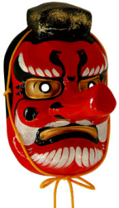 A tengu mask