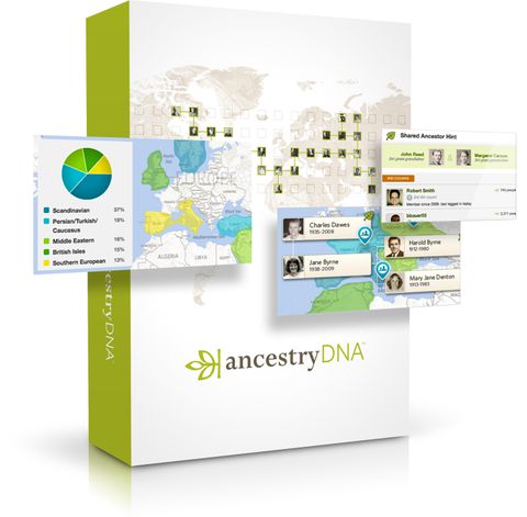 DNA kit from Ancestry.com