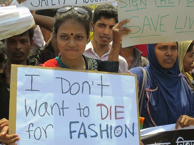 Garment workers rally on anniversary of Rana Plaza collapse