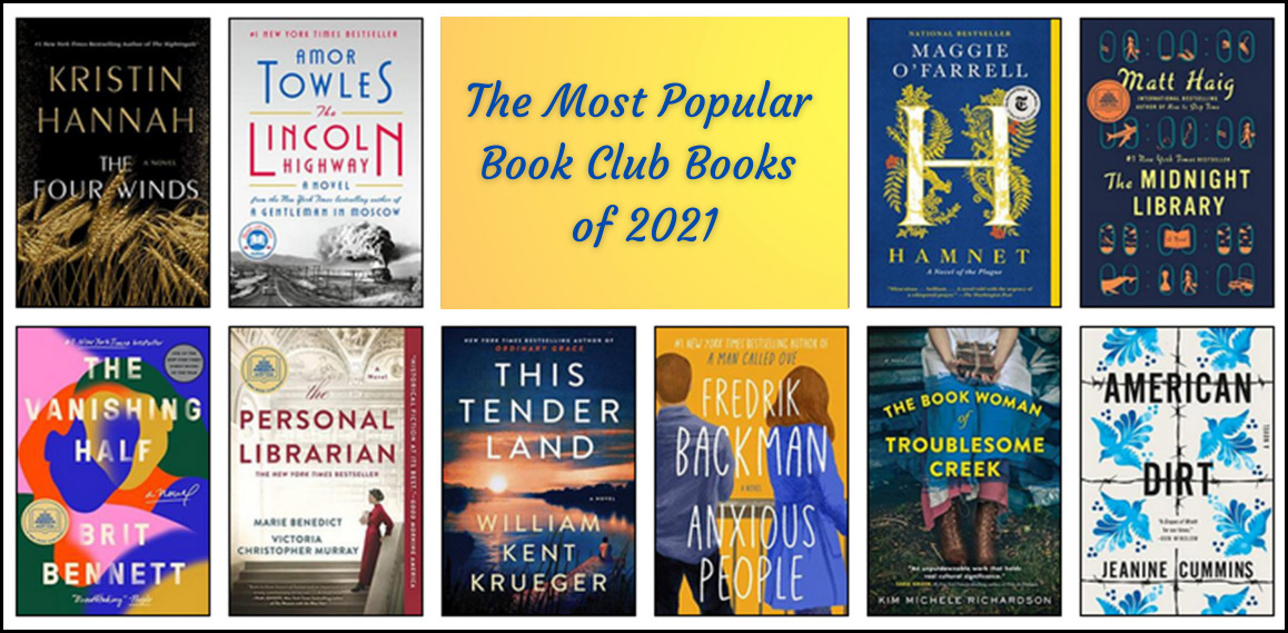 The most popular book club books of 2021