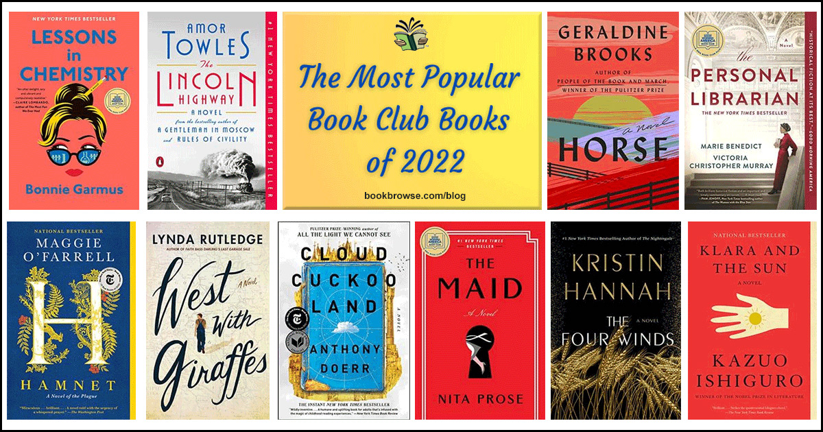 Most Popular Book Club Books of 2022