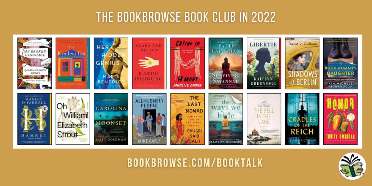 books discussed in BookBrowse's book club in 2022