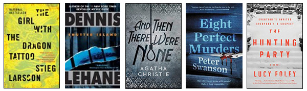 Covers of Locked Room Mystery Books