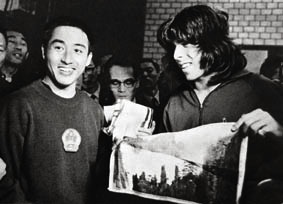 Zhuang Zedung and Glenn Cowan