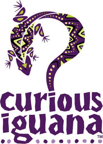 The Curious Iguana logo