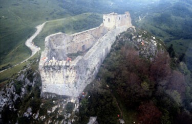 fortress where Château de Montségur once stood