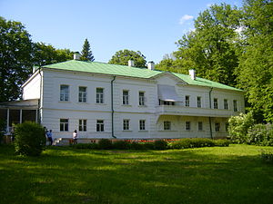 The mansion at Yasnaya Polyana