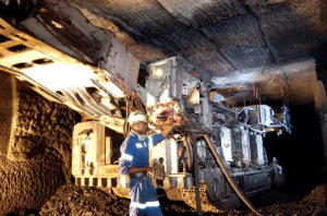 Remote Continuous Miner Used in underground coal mining