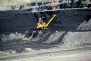 Coal Strip Mine in Wyoming