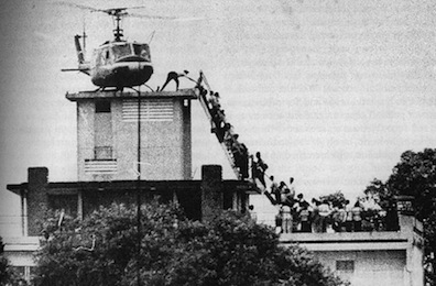 Helicopter Evacuating Saigon 1975