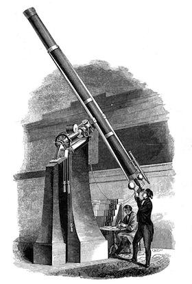 Merz and Mahler refracting telescope