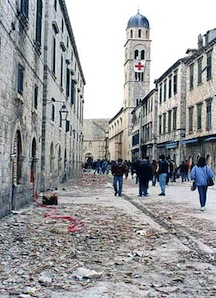 Dubrovnik Wartime Stradun