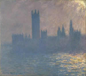 Monet's Houses of Parliament: Effect of Sunlight in the Fog