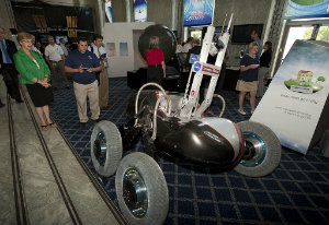 The Scarab Lunar Rover developed at Carnegie Mellon University's Robotics Institute