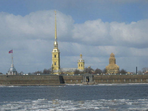 The Peter and Paul Cathedral in Peter and Paul Fortress