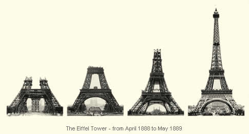 Phases of the Eiffel Tower