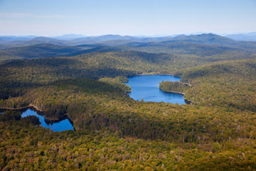 Adirondack mountain scene