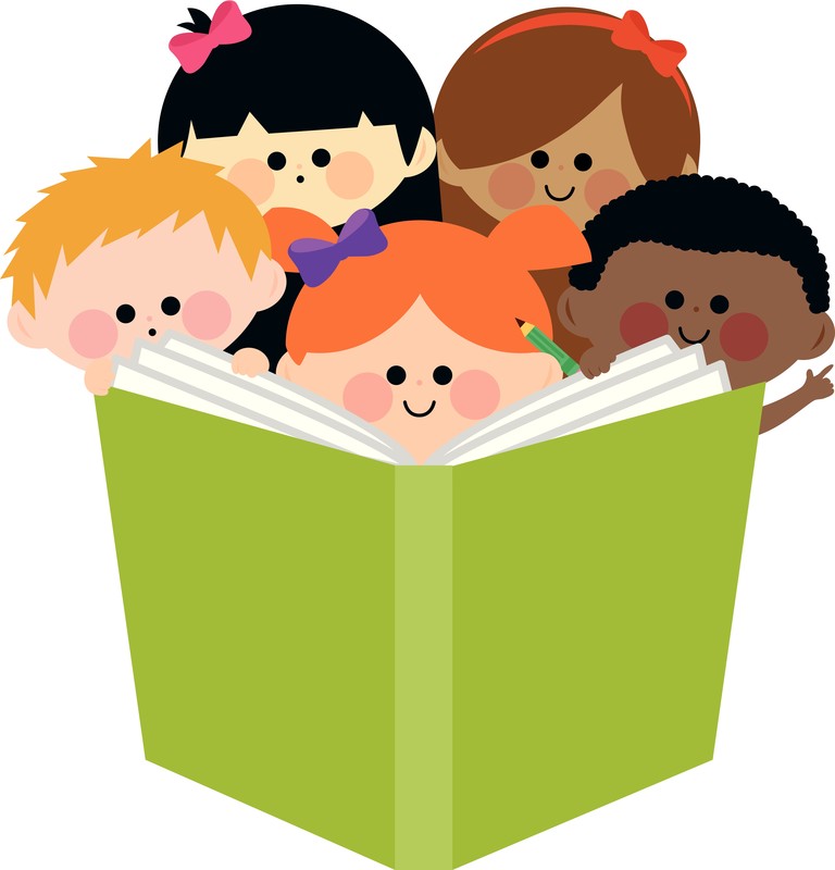 children reading