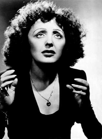 French singer Edith Piaf