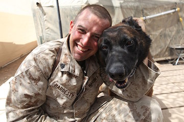 Soldier and his Dog