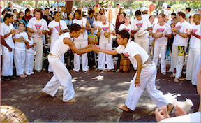 Capoeiristas in a Roda