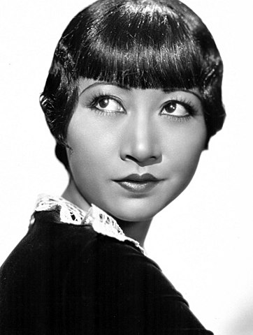 Black and white publicity still of Anna May Wong