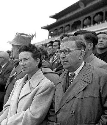 Simone de Beauvoir and Jean Paul Sartre