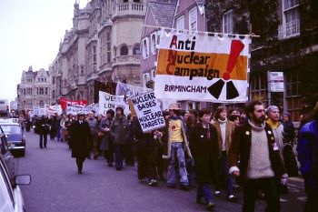 Protestors Against Nuclear Weapons