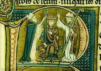 The crowning of King Baldwin I of Jerusalem