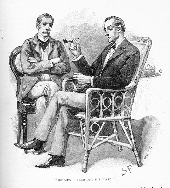 Dr. John Watson and Sherlock Holmes