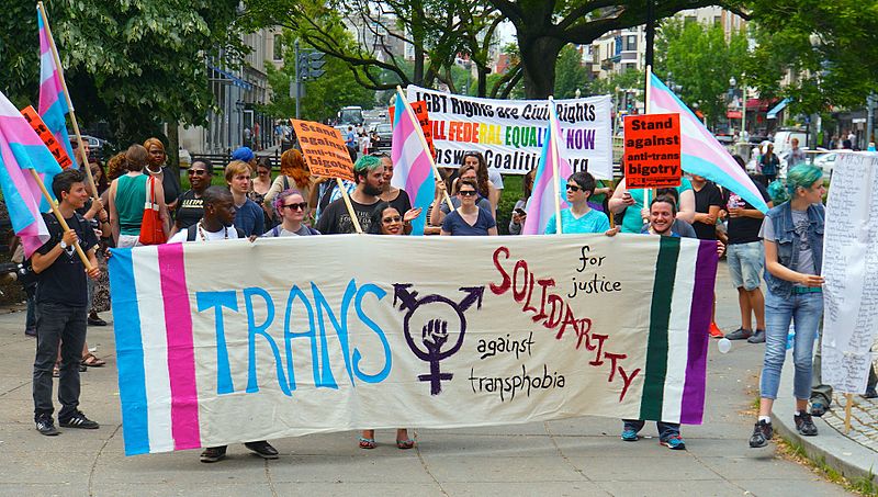 Trans solidarity rally and march
