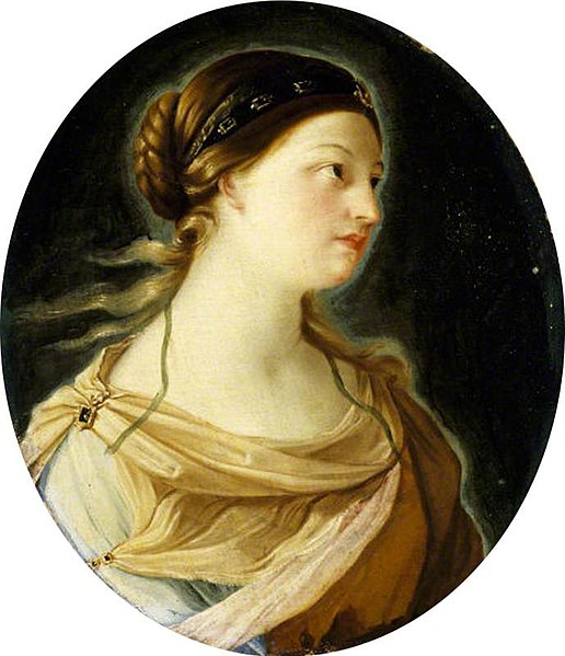 Head of Helen of Troy, painting by Guido Reni