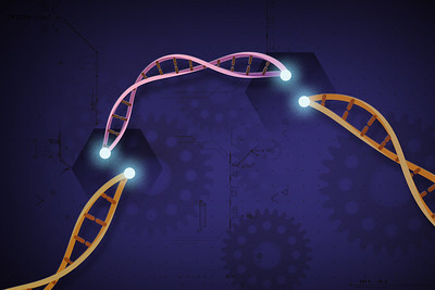 Visual of gene-editing technology