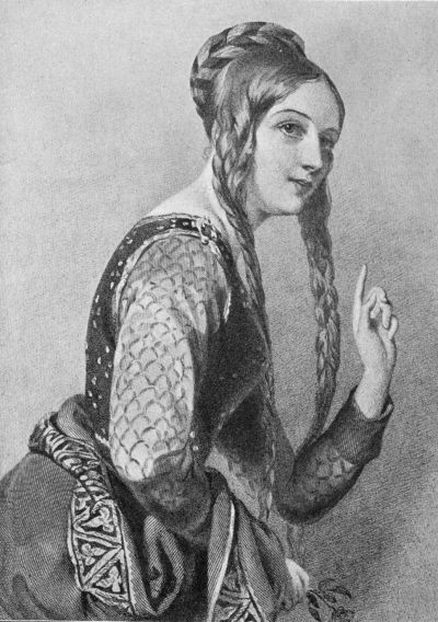 19th century engraving of Eleanor of Aquitaine