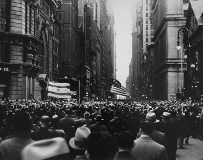 Anti-Nazi rally in New York City on May 10, 1933