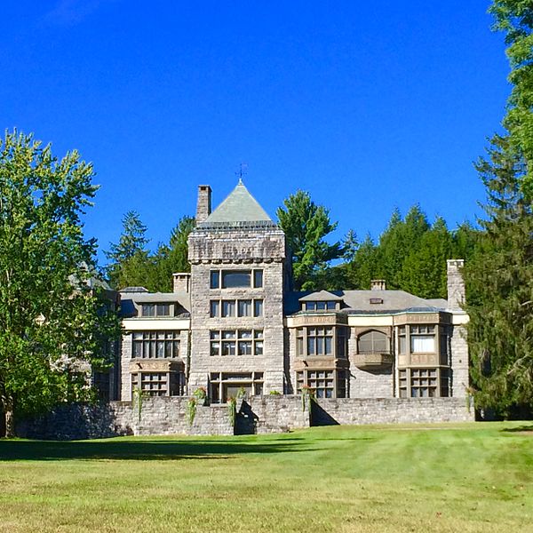 Building and grounds at Yaddo artists' community in Saratoga Springs, New York